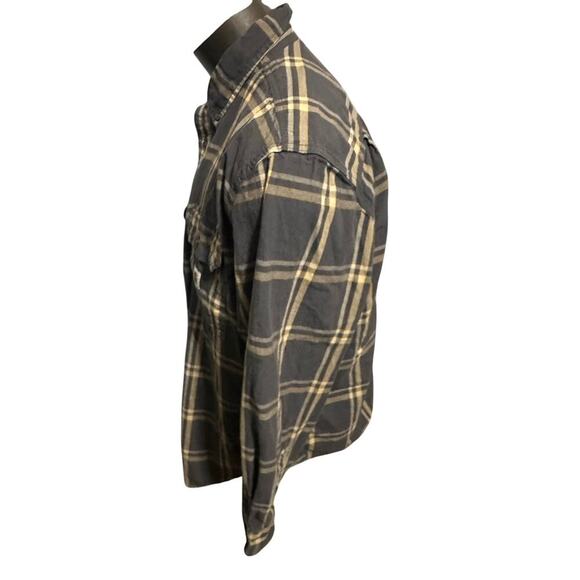 Carhartt Mens XL Loose Fit Long Sleeve Flannel Button Down - Picture 2 of 5